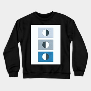 High Contrast Blue Crewneck Sweatshirt